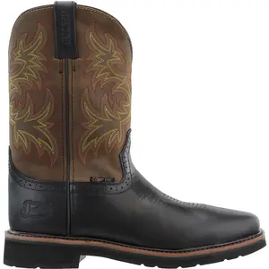 Justin Original Workboots Mens Driller 11 Inch Electrical Hazard Composite Toe  Work/Duty - Black, Brown