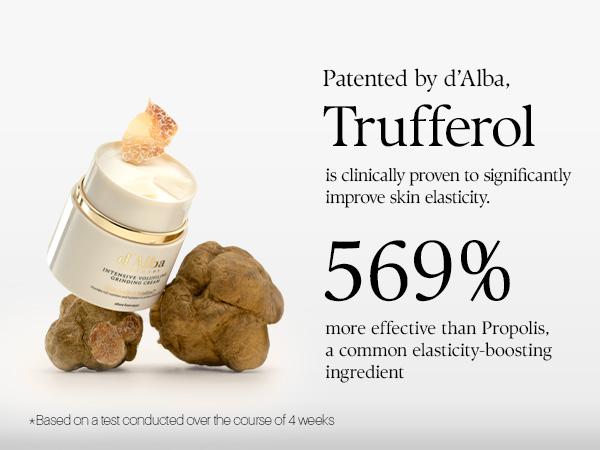 [OFFICIAL d'Alba] White Truffle Intensive Volufiline Grinding Cream - Skin Firming Vegan Collagen Cream & Moisturizer (1.58 fl oz) Hydrating Moisture