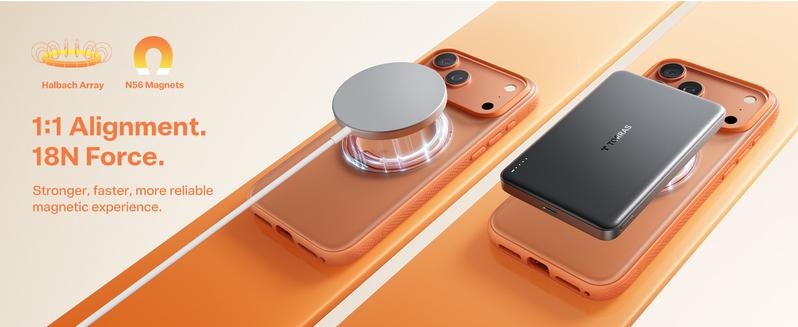 TORRAS OStand Fitness 360° Rotating Magnetic Stand for iPhone 17/16/15 Pro Max Case, [MagSafe Compatible] [Military-Grade Protection][Enhanced Grip & Slim]