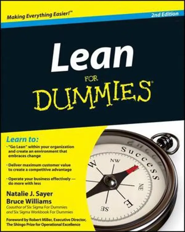 USED-Lean for Dummies by Sayer, Natalie J. (Paperback)