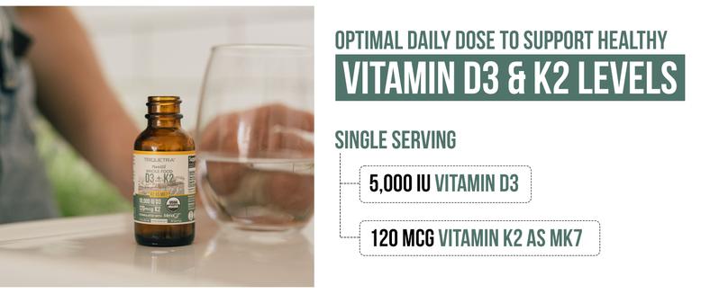 Plant-D3 + K2 5,000 IU D3 Strength (MenaQ7) Healthcare Vitamin