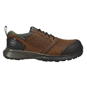 Timberland PRO Mens Reaxion Waterproof Composite Toe  Work/Duty - Black, Brown