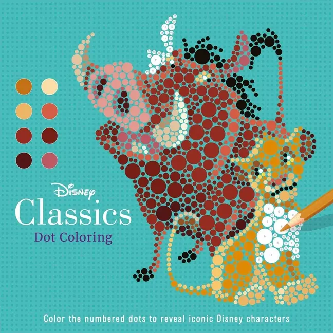 Disney Classics: Dot Coloring by Igloobooks (Paperback)