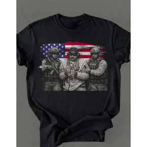 Venezuela Libre Shirt, Captured Live Maduro Graphic Crewneck, Venezuelan Freedom Protest Shirt