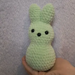 Peep Bunny- Handmade-Crochet