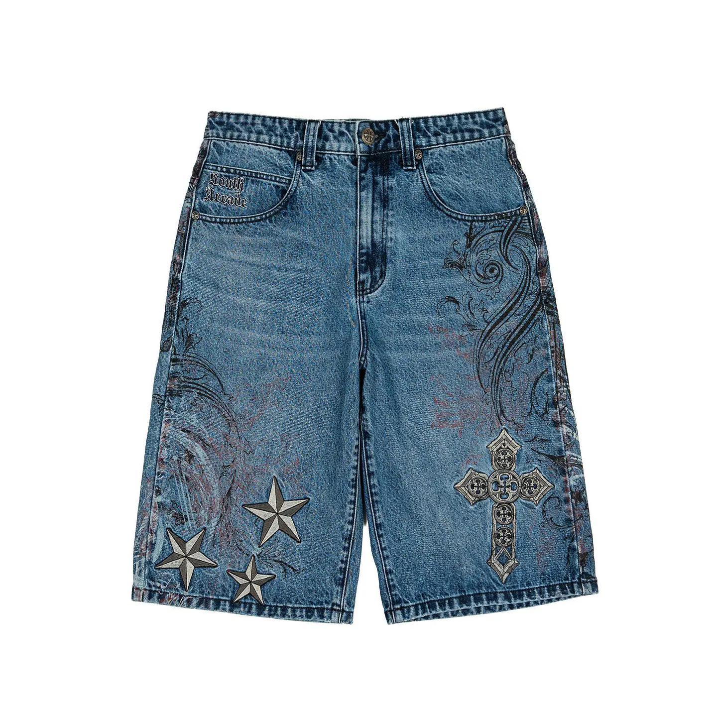 Affliction Men's Short Nautical Angler
