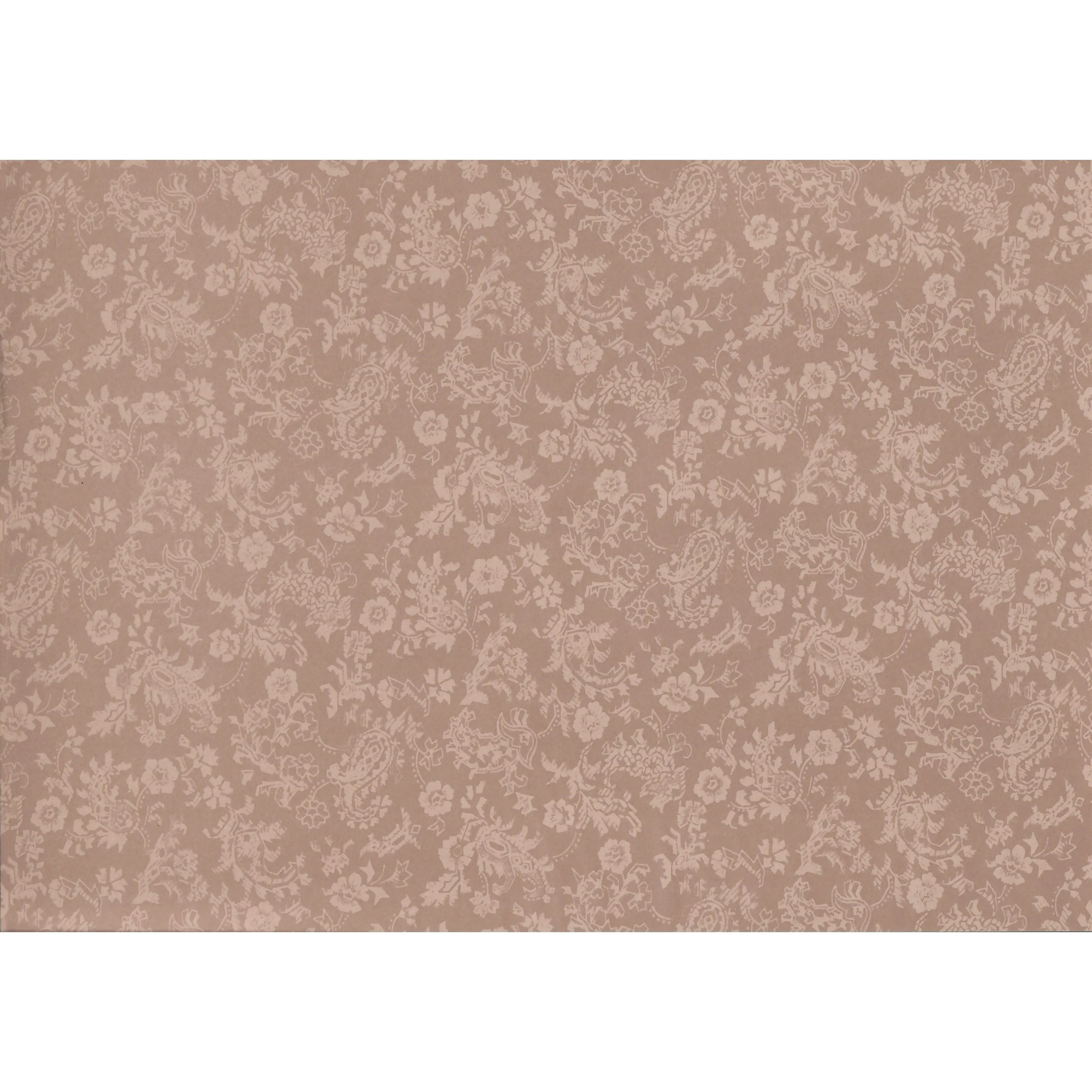 Dollhouse Wallpaper Beige Damask 3 Sheets MiniGraphics 1:12 Scale Miniature