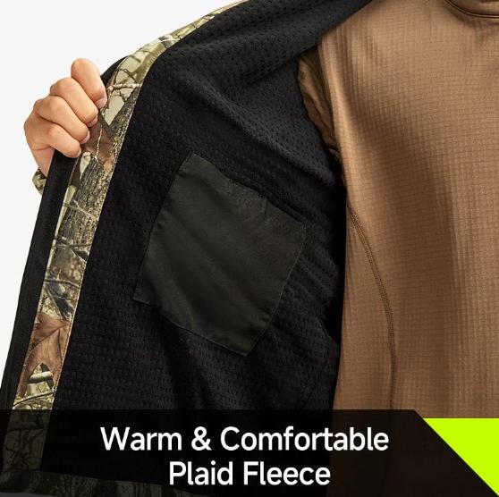 [Limited Size Clearance] TideWe Men's & Women's Soft Shell Heated Jacket Coat with Detachable Hood and Battery Pack Size S-XXXL