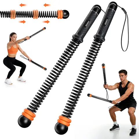 RENRUI Unisex Polypropylene (PP) Weighted Uncorded Battle Rope - Sturdy Multi-Functional Home Workout Equipment, Heavy-Duty Portable Body Strength Training Gear for Gym Use
