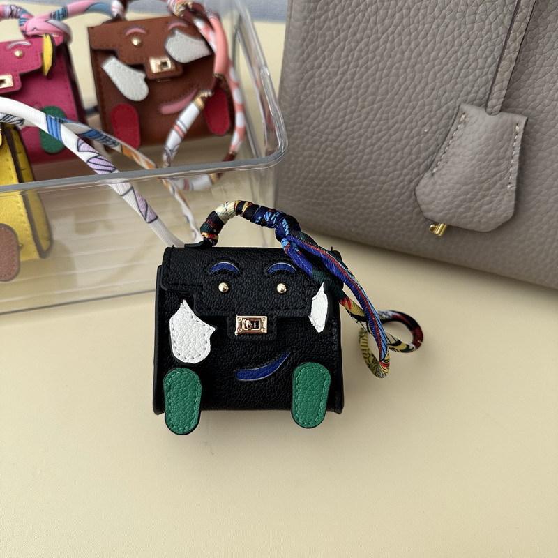 Mini Tiny PU Leather Handbag Decoration Pendant Bag For Airpods 4 3 2 Pro 2 For Galaxy Buds 3 3Pro 2 2Pro/Buds FE Headphone Case