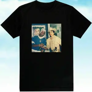 Vintage Tupac Chalino Sanchez Shirt Short Sleeve Black Unisex S-4XL.