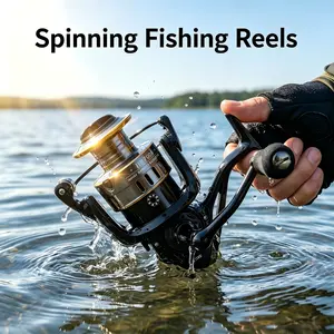 Lite Spinning Fishing Reel, Size 6000/7000, 22 Max Drag, 5.2:1 Gear Ratio, Ultra-Smooth Powerful Performance, CNC Aluminum Spool, 12+1 BB Lightweight Design