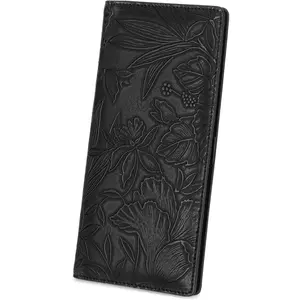 Ultra Slim Thin Wallet for Women Bifold Leather RFID Blocking Designer Credit Card Holder