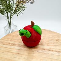 Worm and Apple