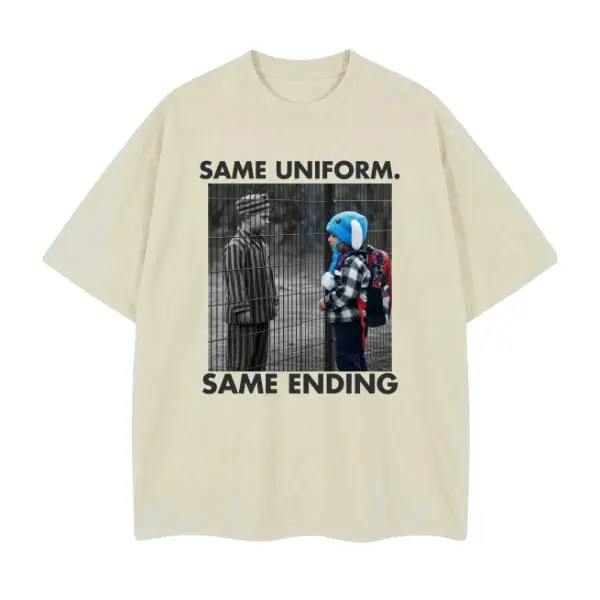 Same Uniform Same Ending Shirt, Anti Trump Shirt , Unisex Fashion, Full Color, Full Size, For Men, For Women