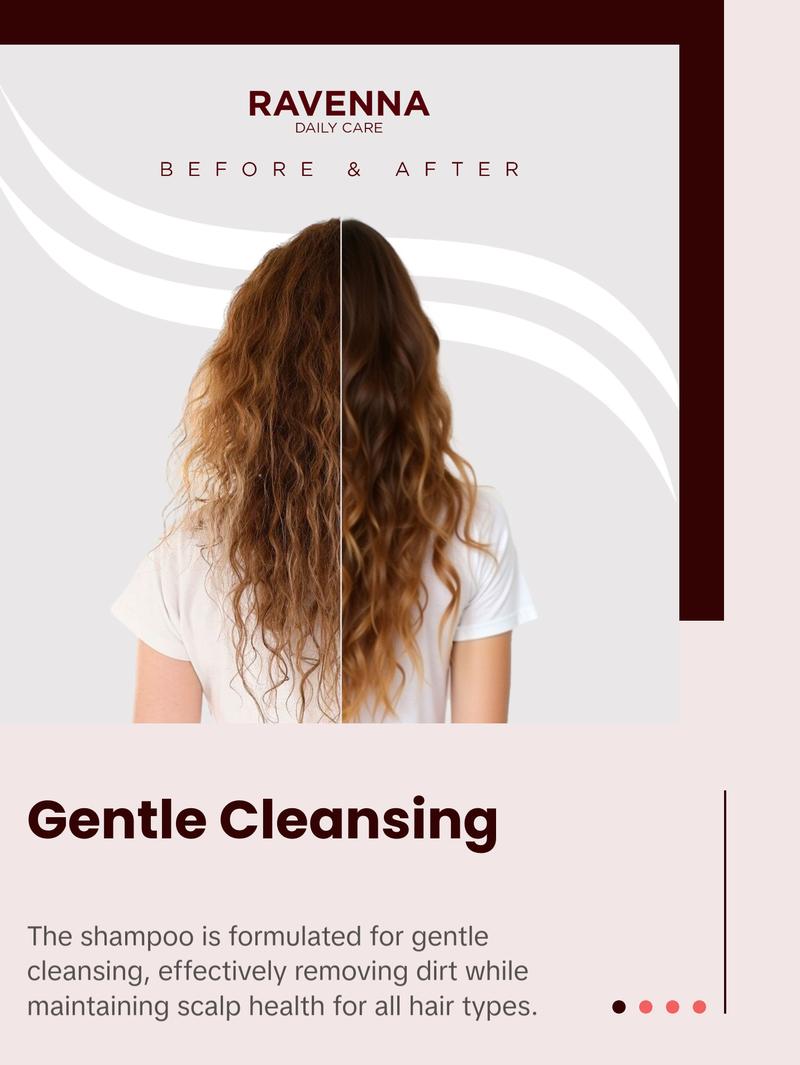 Kit I Belli Capelli Ravenna Daily Care with Aloe Vera – Shampoo + Conditioner 2x1L/2x33.8 fl.oz Cleansing Gentle Haircare Nourishing Softening Smoothing Scalp Revitalizing Solution