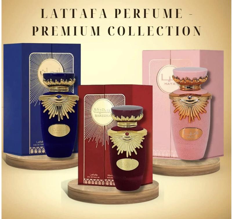 Lattafa Eman Eau de Parfum Spray for Unisex, 3.4 Ounce