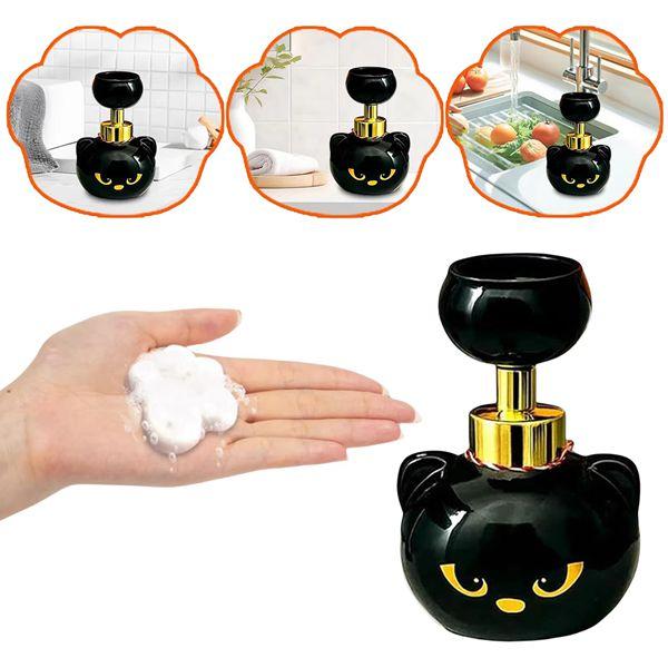 Pawprint Magic Cute Cat Paw Foam Soap Dispenser Press Design for Cat Lovers Practical Fun Accessory Claw Shaped Foam Pump Bottle