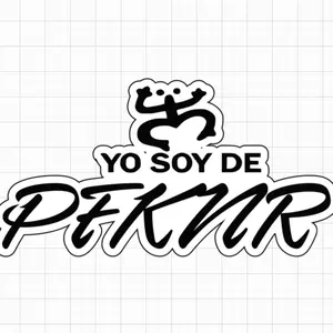 PFKNR Brand Yo Soy de PFKNR Graphic Logo with Unique Black Design and Text Pattern