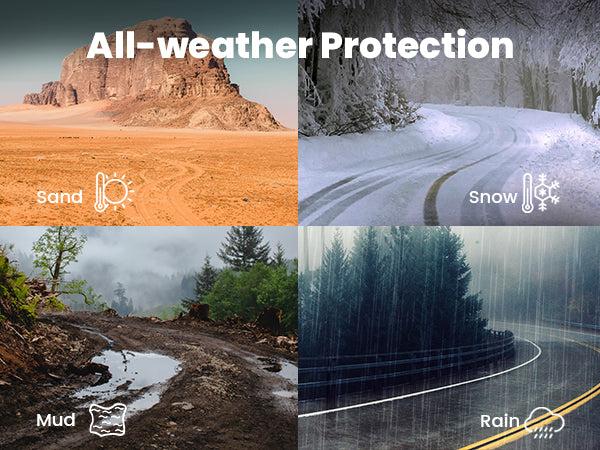 Lasfit fit for 2020-2026 Toyota Highlander Hybrid Floor Mats & Seatback & Cargo Mat, Fit AWD Only