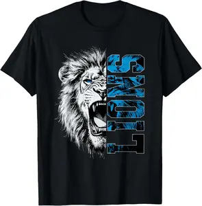 Funny graphic tees Graphic Lions Name Distressed Classic Lion Name Styles T-Shirt
