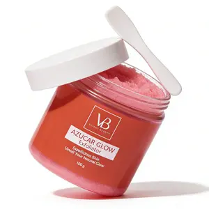 VB Vivace Beauty AZUCAR GLOW Exfoliator Facial Sugar Scrub Natural Exfoliants for Skin Rejuvenation Texture Improvement Smoother Complexion