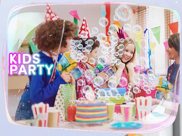 Bubble Machine 2 Pack with Colorful Lights, Automatic Bubble Maker Machine, 12-Hole Bubbles Wands Blaster for Toddlers, Summer Toys, Kids Gifts, Holiday, GiftsSlapable