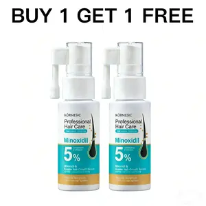 [BUY 1 GET 1 FREE]KÖRMESIC 5% Minoxidil Hair Regrowth Treatment 30ml  Keratin & Ginger for Men Women Prevents Loss Repairs Follicles Promotes Fast Regrowth Strengthens Roots Enhance Strength and Vitality