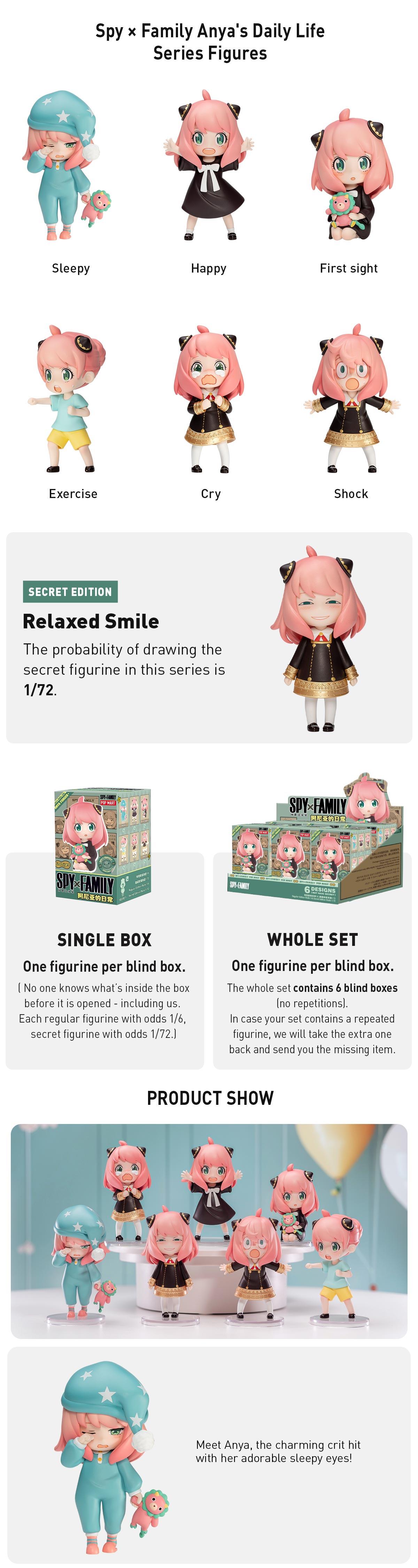 POP MART Spy × Family Anya's Daily Life Series Figures, Blind Box