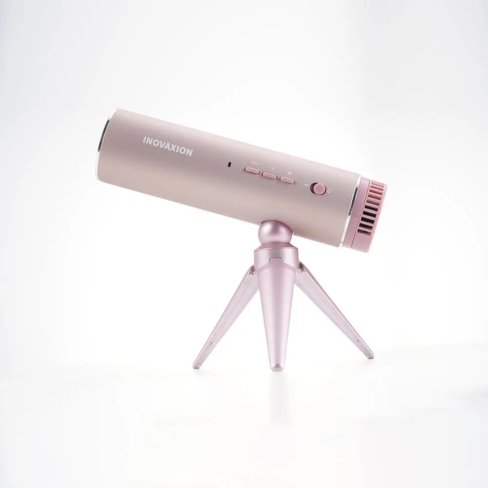 Hands-Free Ionic Hair Dryer with 1200W Brushless Motor, Smooth Ionizer, Anti-Frizz, Aluminum Body, Tripod Stand & 4-Step Wall Mount, Gentle for All Hair, Fast Drying for Indoor & Small Spaces, Ideal Women's Mother’s Day Gift