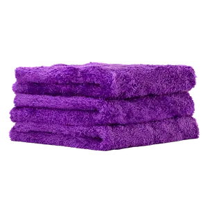 PurplePRO Premium 500 GSM Edgeless Microfiber Car Detailing Towel - Soft & Non-Abrasive Ultra Absorbent for Car Wash & Detailing