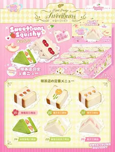 Slow Rising Squishy - Mini Fruit Sandwich Blind Box【Scented】Mellow Lab x Sweetbuns Stress Relief Toy