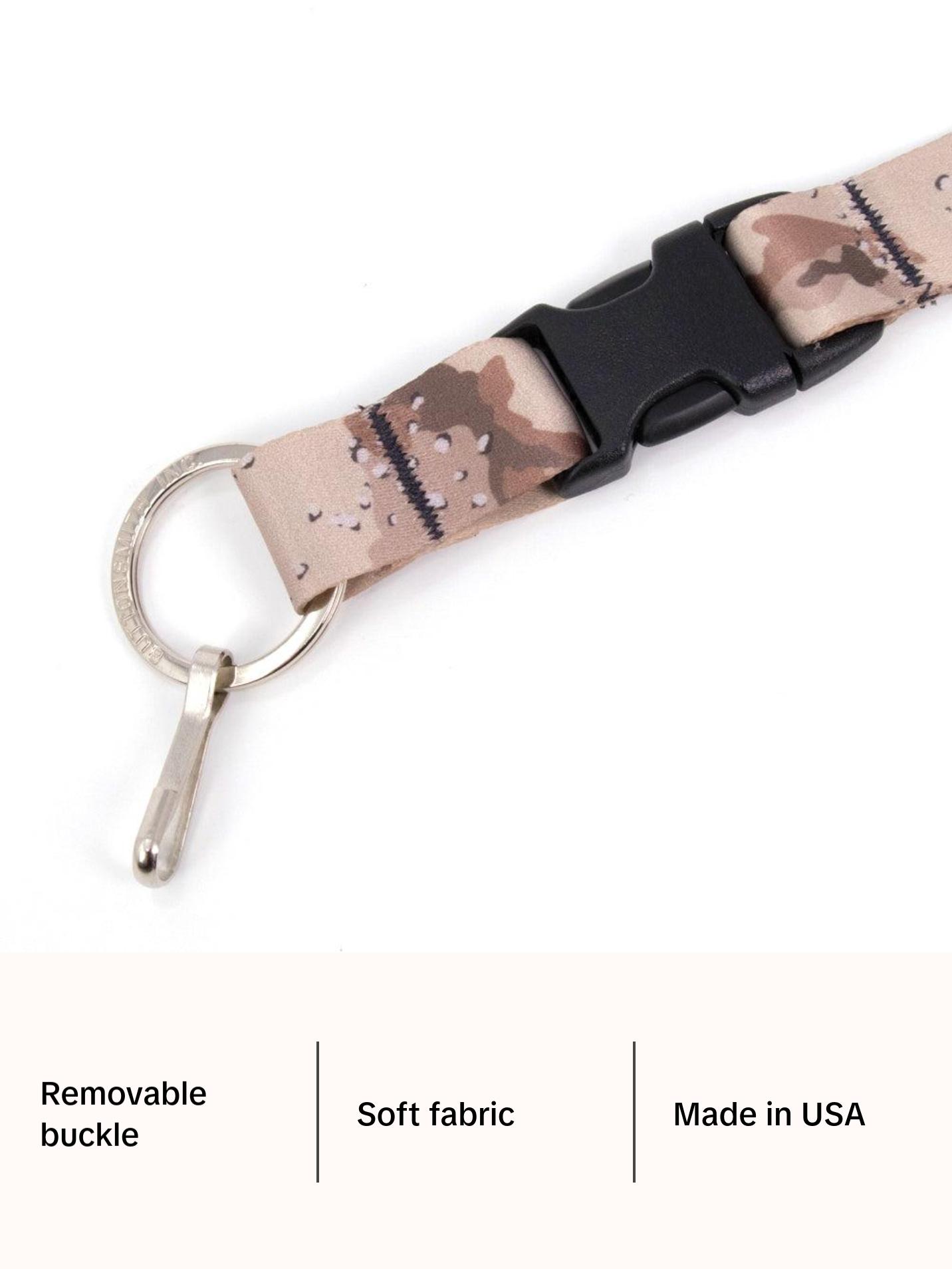 Buttonsmith Desert Camo Lanyard - Made in USA