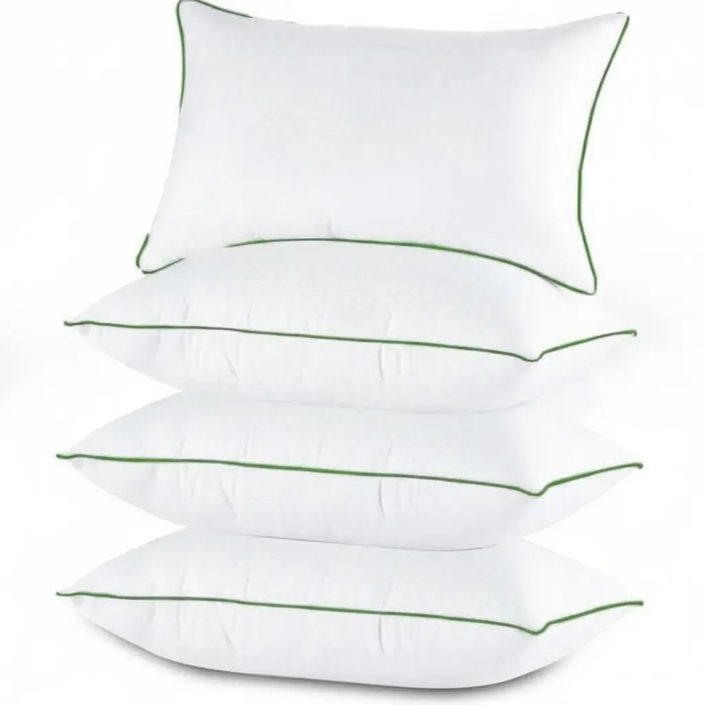 Luxury Hotel Pillows for Sleeping 4 Pack,Bed Pillows Standard Size Set of 2,Down Alternative Filling,Pillows for Back,Stomach and Side Sleepers