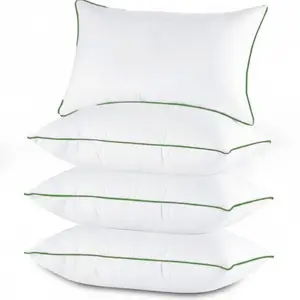 Luxury Hotel Pillows for Sleeping 4 Pack,Bed Pillows Standard Size Set of 2,Down Alternative Filling,Pillows for Back,Stomach and Side Sleepers