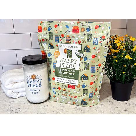 Beekman 1802 246-Load Goat Milk Laundry Soap with Glass Jar