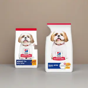 Hill's Science Diet Adult 7+, Senior Adult 7+ Premium Nutrition, Small Kibble, Dry Dog Food, Chicken, Brown Rice, & Barley, 5 lb Bag