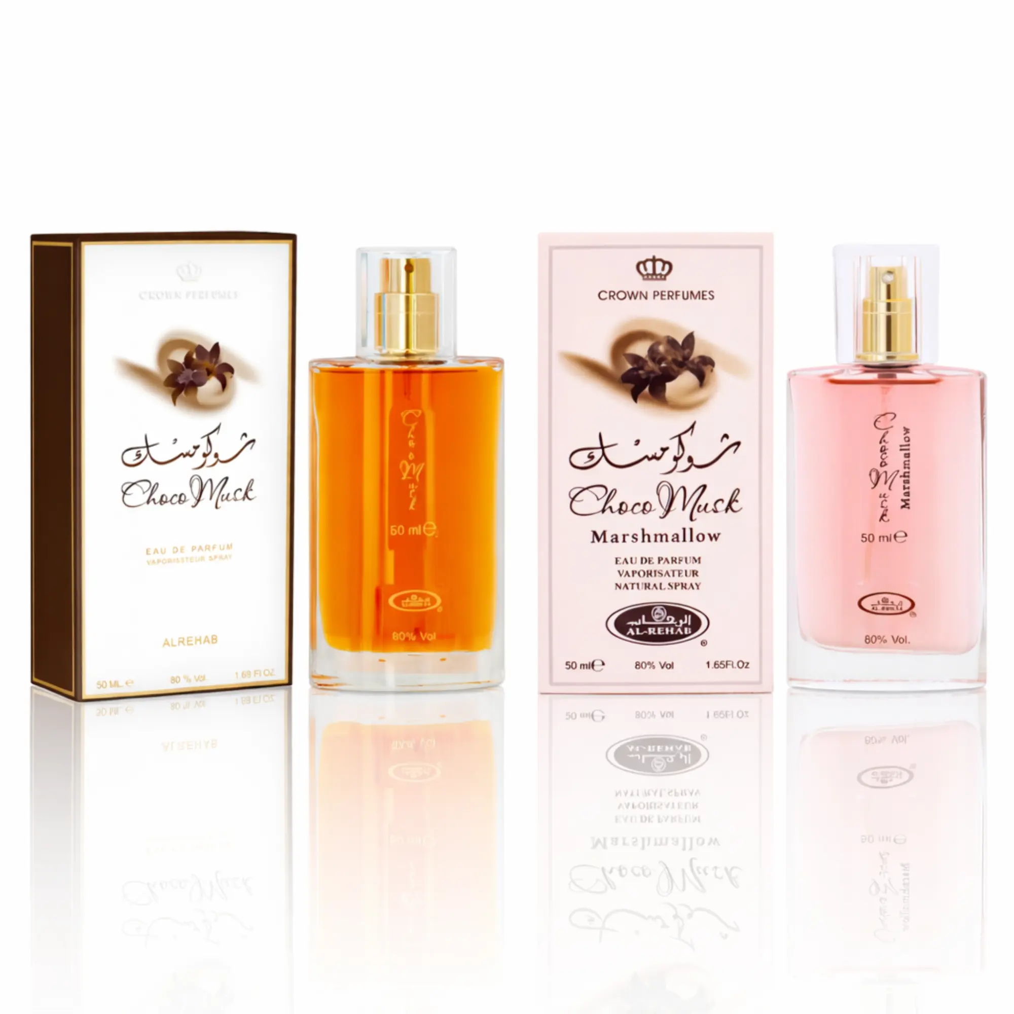 Al Rehab Choco Musk Multi-Pack Perfume Spray (2-Pack) – Rich Aromatic Musk Unisex Fragrance, Sweet Perfume Unisex Fragrance for Daily Wear, Gifting