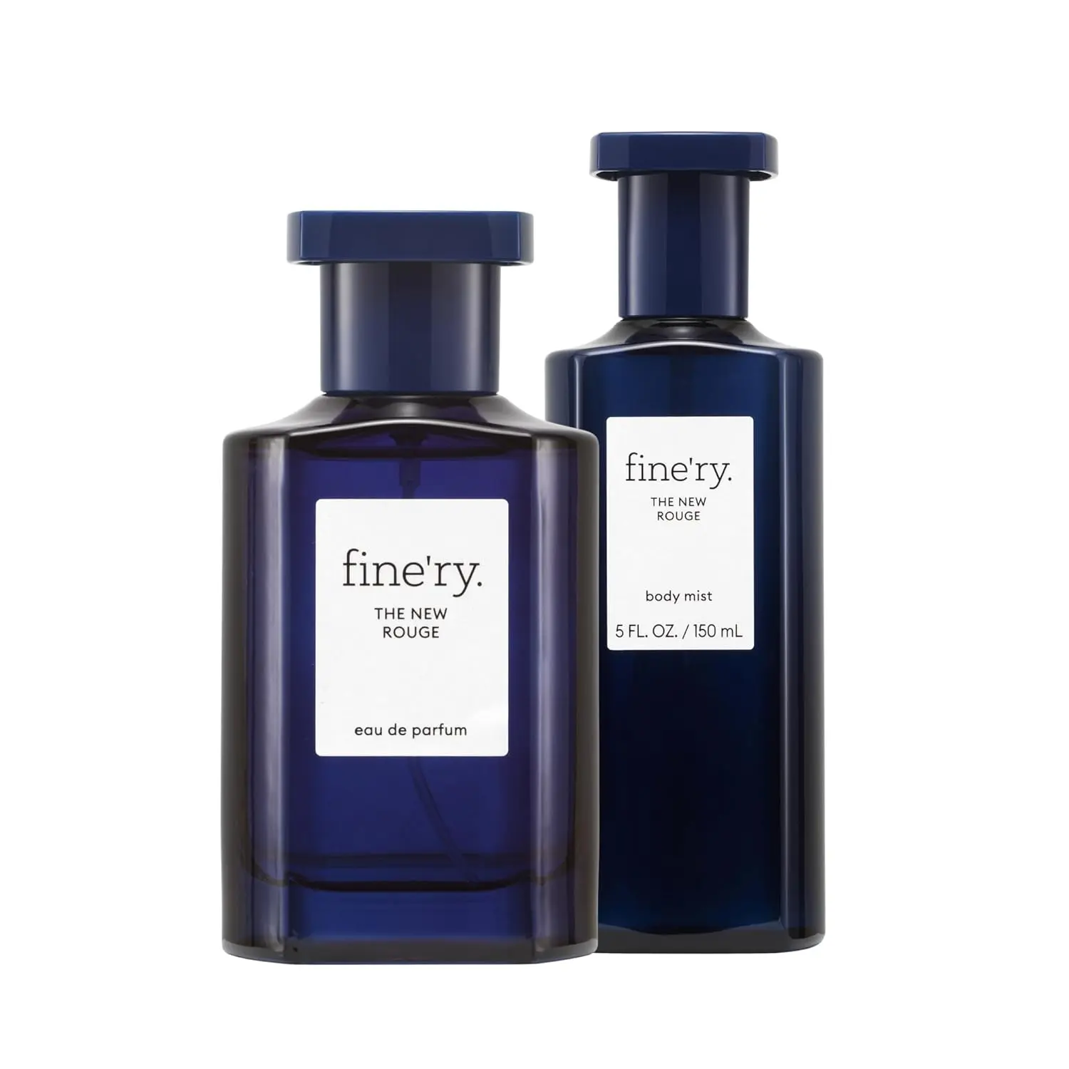 fine'ry. The New Rouge 2-Piece Women's Fragrance Set - EDP Spray (60ml) & Body Mist (150ml), Lavish Aroma with Golden Saffron & Amber Resin, Women Perfumes, Bundle Pack, Edp Duo Set, Lavish Fantasy, Multi-Pack, Edp Gift Set, Bundle Package Perfume