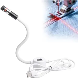 Laser Vision Guide  Crosshair Sewing Machine Quilting Light  Precision Stitching Laser Tool for Sewing & Quilting  USB Blacklight Clamp