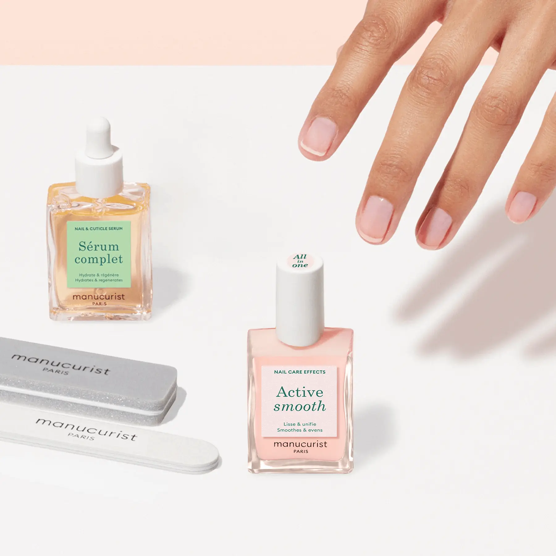 Manucurist Active Manicure Kit - Nail Routine - Fills Ridges and Strengthens Nails