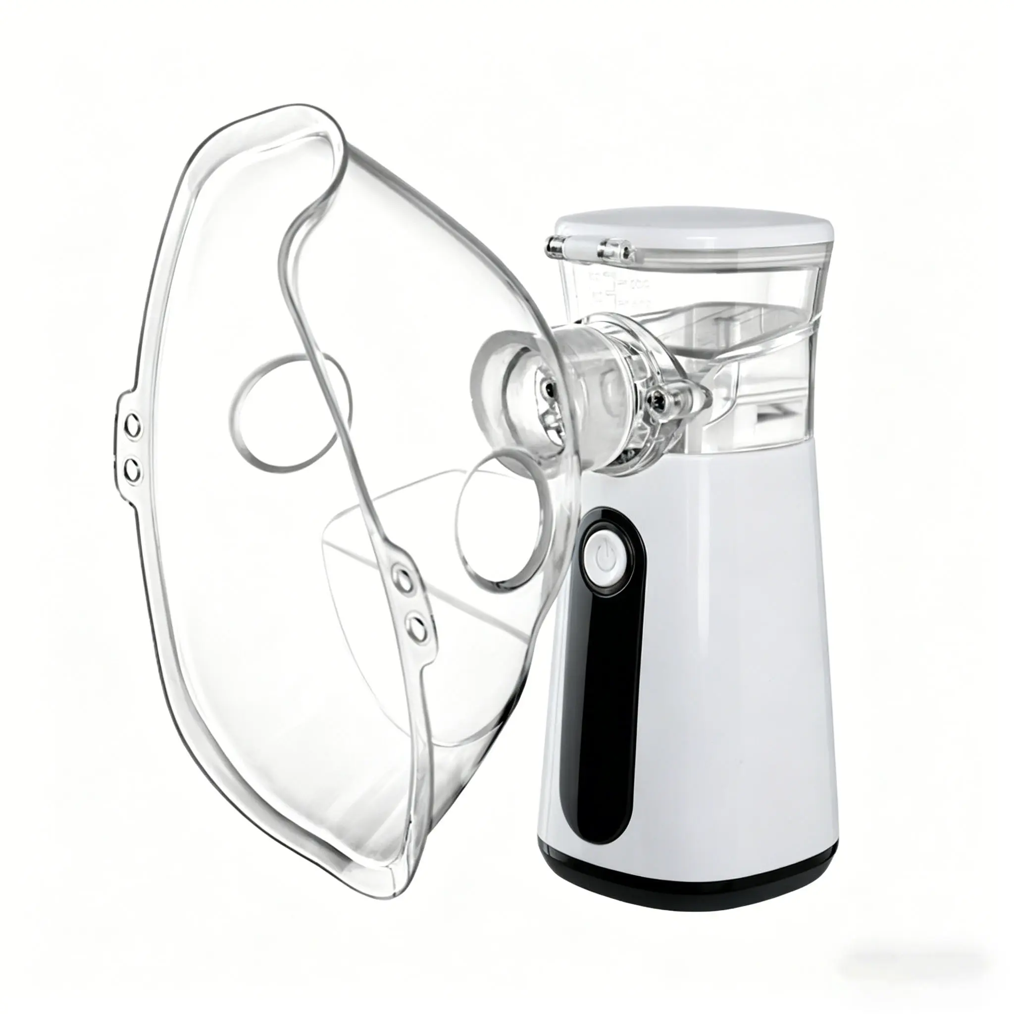 1PCS Rechargeable Ultrasonic Handheld Mist Sprayer withBuilt-in 400mAh Battery, Includes Mask & Mouthpiece,Compact & Self-Cleaning, Ideal for Home & Travel Use (Noneed to install batteries.)