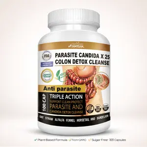 Vitamisan X25 Colon Detox Cleanse – Herbal Digestive & Gut Support – 100 Capsules