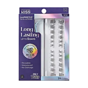 imPRESS Falsies Long Lasting Self Adhesive Eyelashes – Demi Natural