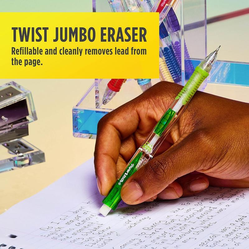 Mechanical Pencils 0.7mm, HB #2 Pencil Set, Art Supplies, Teacher Supplies, Sketching Pencils, Drafting Pencils, College School Supplies, Black Barrels, 4 Coun