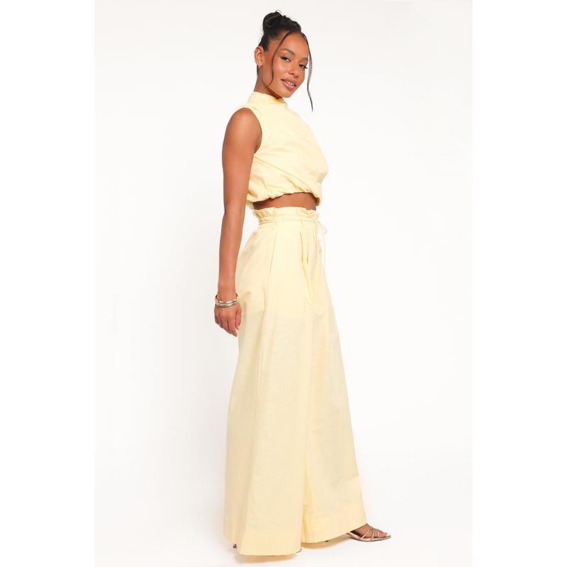 Althea Pant Set - Yellow