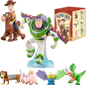 MINISO Disney Toy Story Happy Moments Blind Box Figures, Premium Collectible Figurines, Multicolor, Cartoon Theme, Desk Decor(1PC Random)