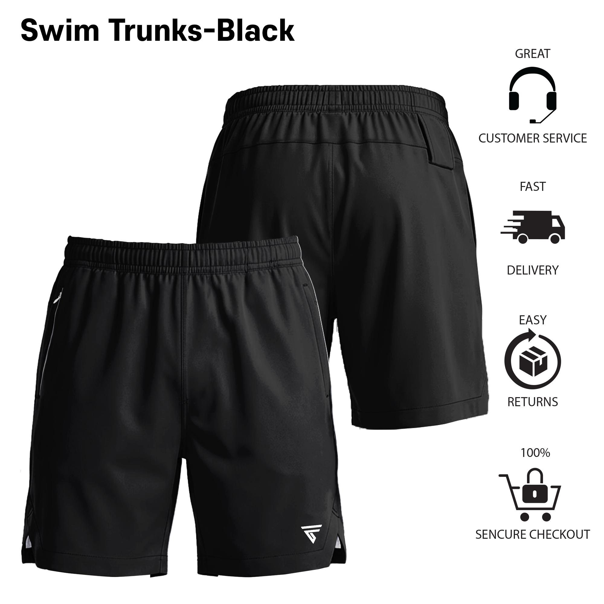 Men’s 7" Swim Trunks 2-in-1 with Compression Liner, Pockets, Drawstring, Stretch Quick-Dry – Gym, Running, Swimming, Hiking, Beach & Pool Swimwear Shorts Summer Swim Bottoms Men’s 7" Swim Trunks 2-in-1 with Compression Liner, Pockets, Drawstring, Stretch Quick-Dry – Gym, Running, Swimming, Hiking, Beach & Pool Swimwear Shorts Summer Swim Bottoms