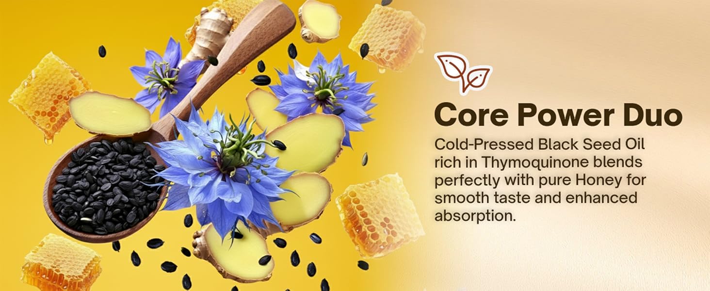 90 Black Seed Oil Gummies | 500mg Cold-Pressed Black Seed Oil, Amla, Bamboo, Fo-Ti, Nettle Leaf, Gotu Kola Extract | Vegan, Non-GMO Gummies | Hair, Skin & Nail Nourishment | Pomegranate Flavor