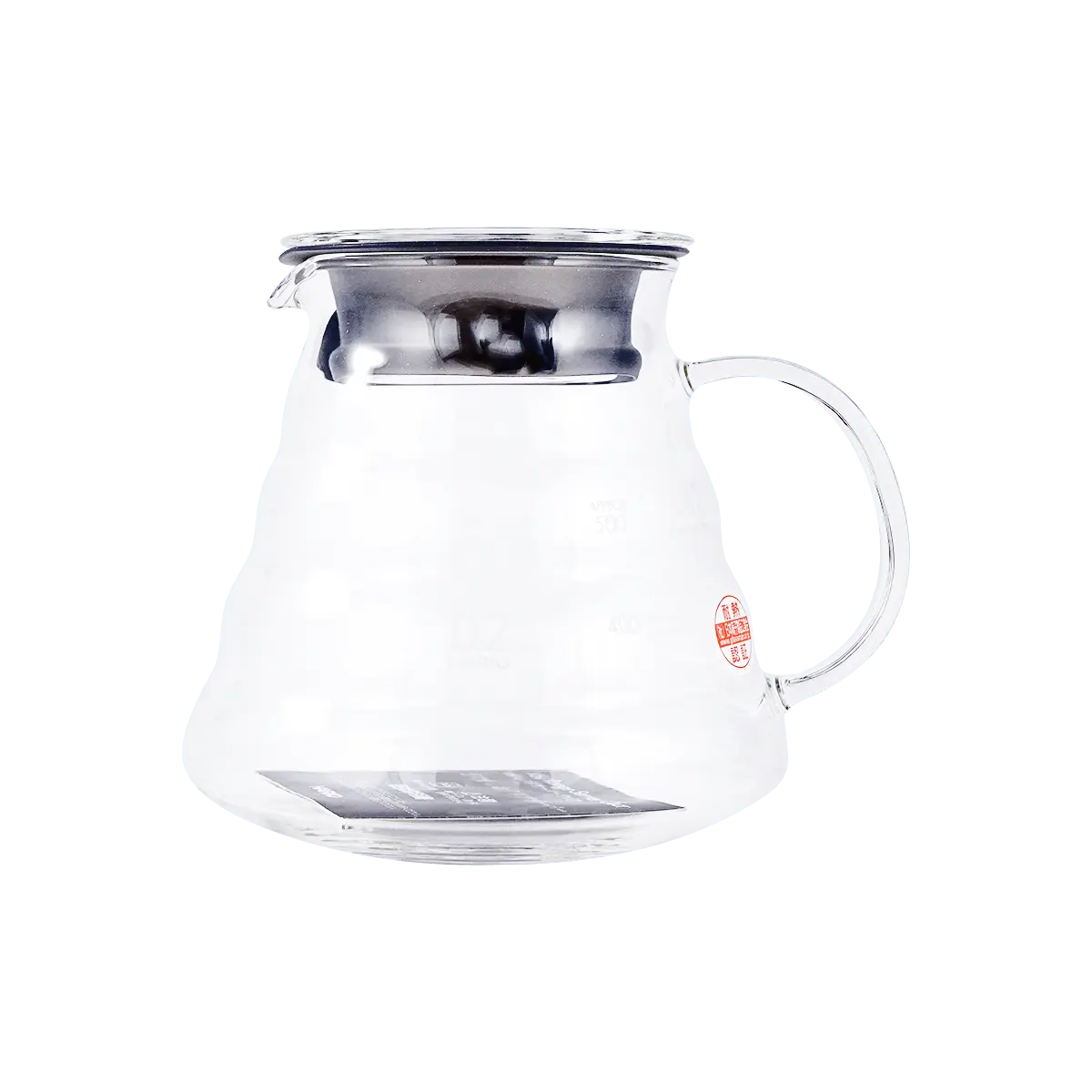 HARIO V60 Cloud Glass Coffee Server 600ml with Dripper - Heatproof Pour Over Coffee Carafe for Brewing, Gift Idea